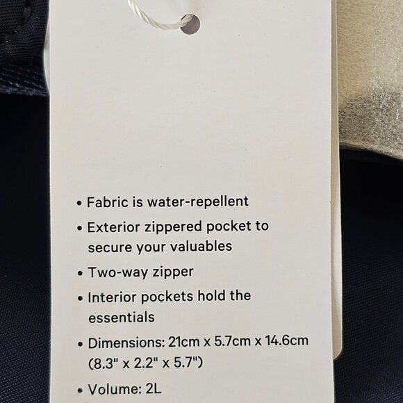 NWT LULULEMON TRNV/SLVR Blue Silver Everywhere Belt Bag Metal Hardware Large 2L - Picture 15 of 15